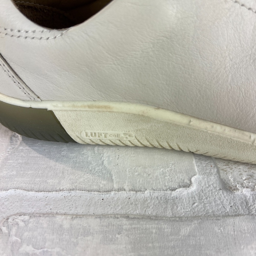 Keen KNX Leather Sneakers Womens 11 White Minimalist No Tie Lace Casual Neutral - Picture 2 of 14